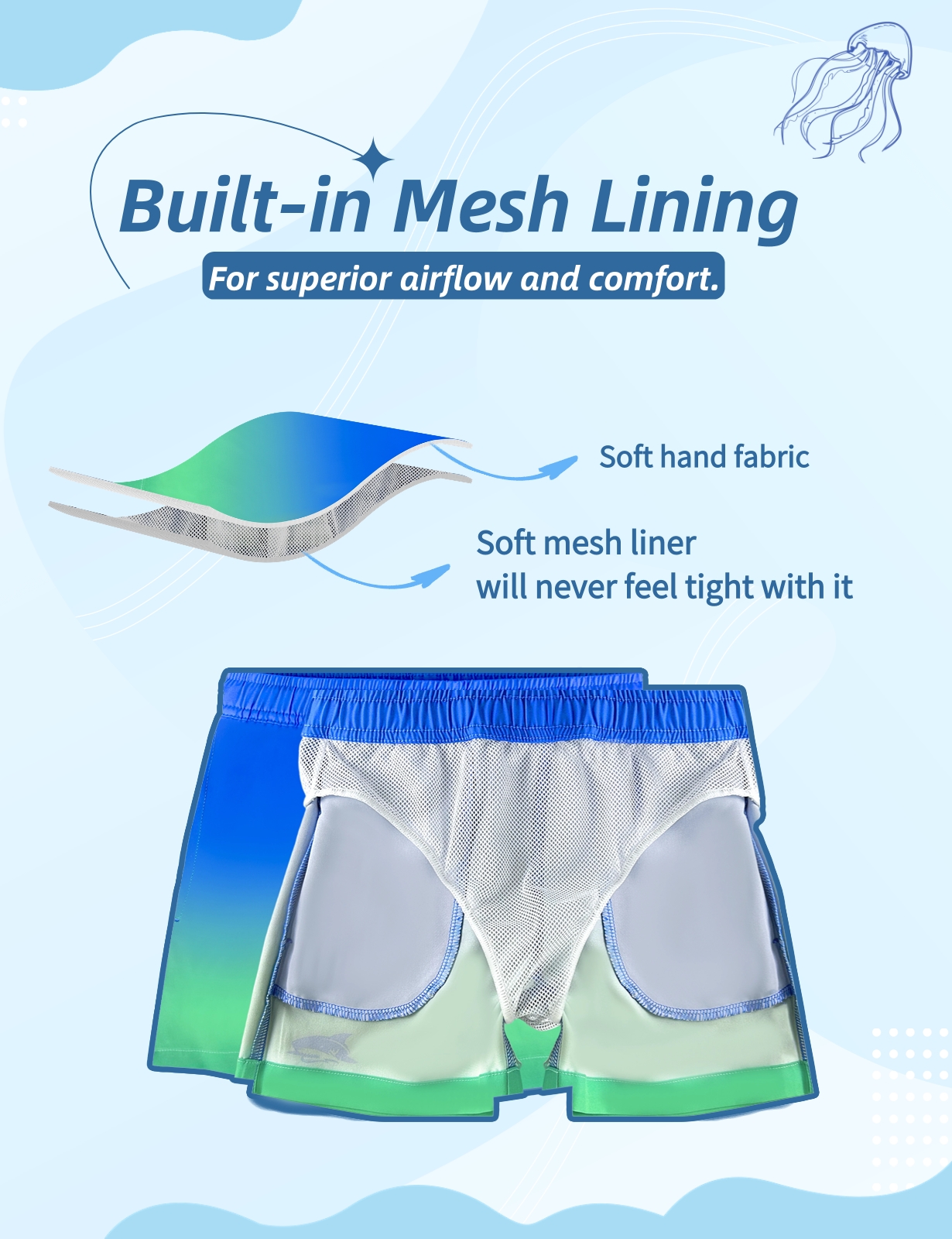 2T to 10 Years Boys Stretchy Swim Trunks Elastic Boardshort Bathing Suits Swim Shorts with Pockets - Image 5