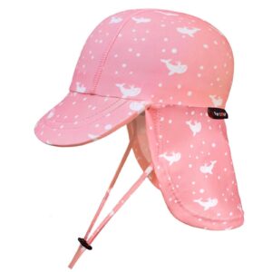 Baby Sun Protection Swim Hat Toddler Beach Hats UPF 50+ Outdoor Hat for Girls  0-3 Years