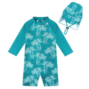 Baby Girl/Boy Swimsuit Toddler Rashguard Back Zipper UPF 50+ Infant Bathing Suit