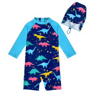 Baby Girl/Boy Swimsuit Toddler Rashguard Back Zipper UPF 50+ Infant Bathing Suit