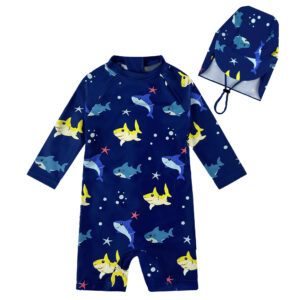 Baby Girl/Boy Swimsuit Toddler Rashguard Back Zipper UPF 50+ Infant Bathing Suit